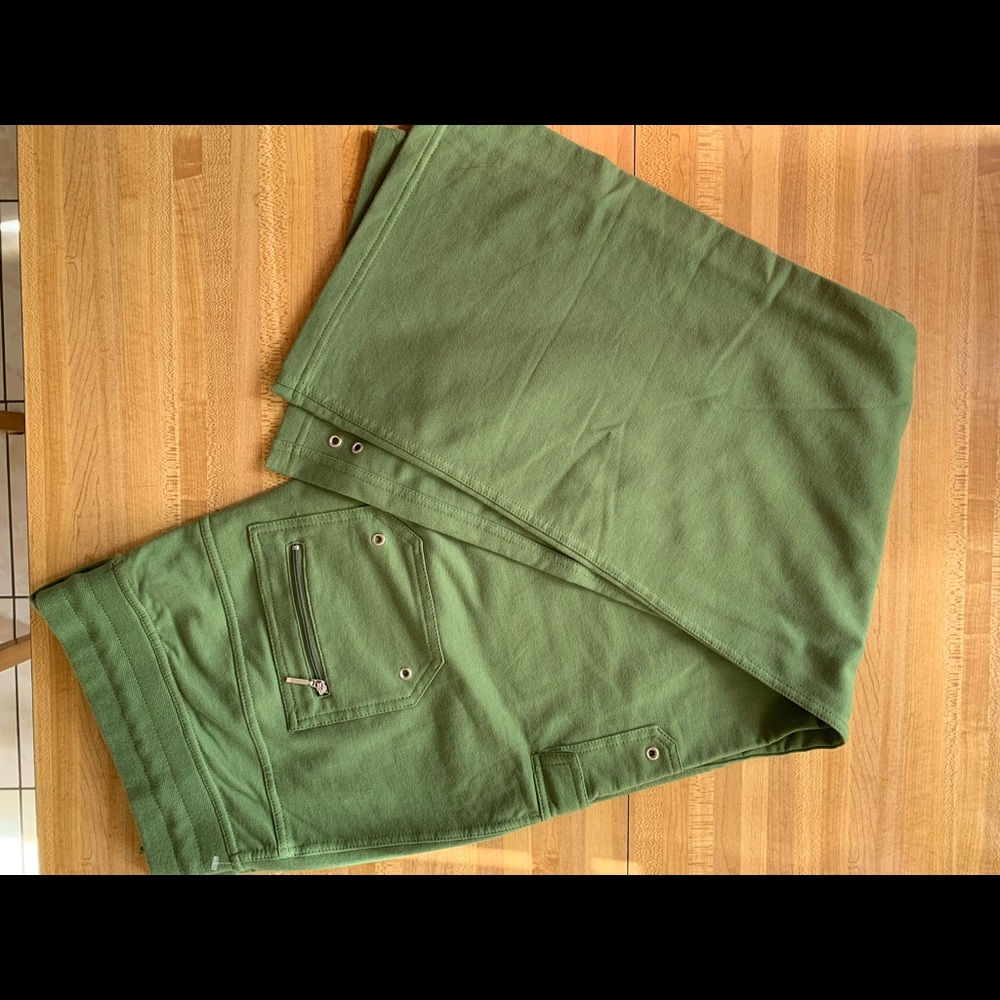 ZENA SPORT Pants Cotton  Olive Green  NEW Size XL